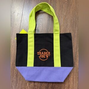 Trader Joe's Mini Tote Bag Canvas